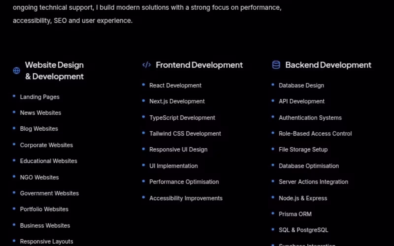 Personal Portfolio Platform 3